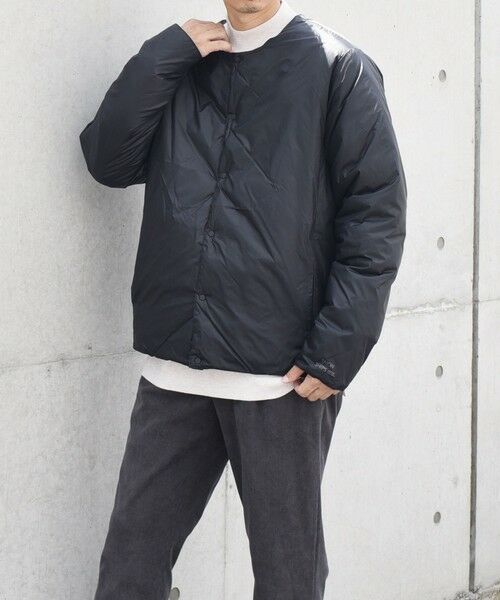 SHIPS / シップス ダウンジャケット・ベスト | 【SHIPS any別注】TAION: 〈手洗い可能〉リバーシブル ナイロン インナー ダウン カーディガン◇ | 詳細14