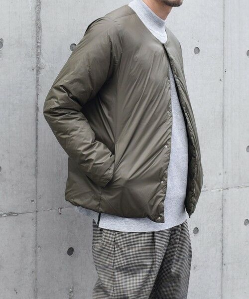 SHIPS / シップス ダウンジャケット・ベスト | 【SHIPS any別注】TAION: 〈手洗い可能〉リバーシブル ナイロン インナー ダウン カーディガン◇ | 詳細30