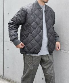 SHIPS / シップス ブルゾン | 【SHIPS any別注】TAION: 〈手洗い可能〉ダイヤキルト スピンドル ダウン ブルゾン◇