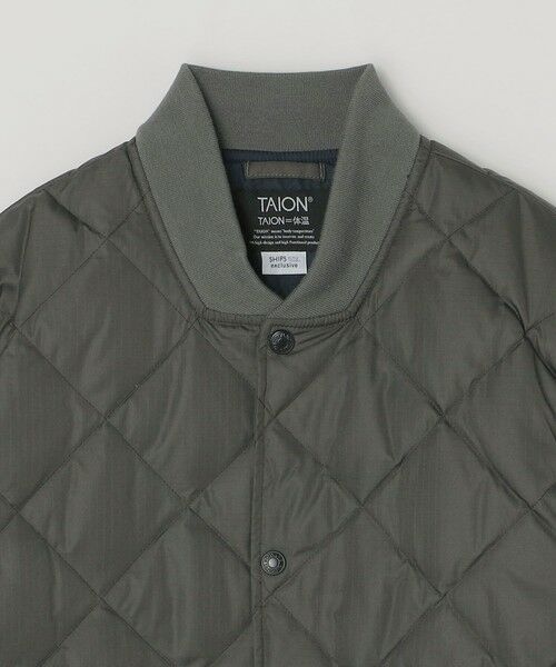 SHIPS / シップス ブルゾン | 【SHIPS any別注】TAION: 〈手洗い可能〉ダイヤキルト スピンドル ダウン ブルゾン◇ | 詳細8