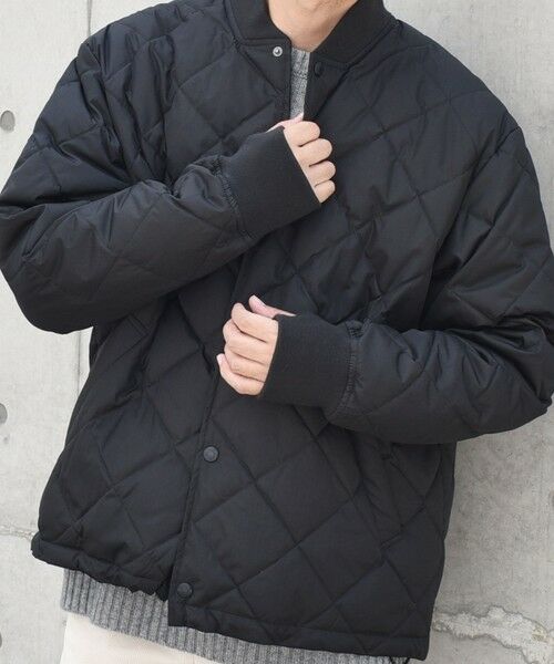 SHIPS / シップス ブルゾン | 【SHIPS any別注】TAION: 〈手洗い可能〉ダイヤキルト スピンドル ダウン ブルゾン◇ | 詳細24