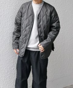 SHIPS / シップス ダウンジャケット・ベスト | 【SHIPS any別注】TAION: 〈手洗い可能〉ダウンキルト スリット ボタン カーディガン◇