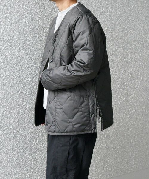 SHIPS / シップス ダウンジャケット・ベスト | 【SHIPS any別注】TAION: 〈手洗い可能〉ダウンキルト スリット ボタン カーディガン◇ | 詳細4