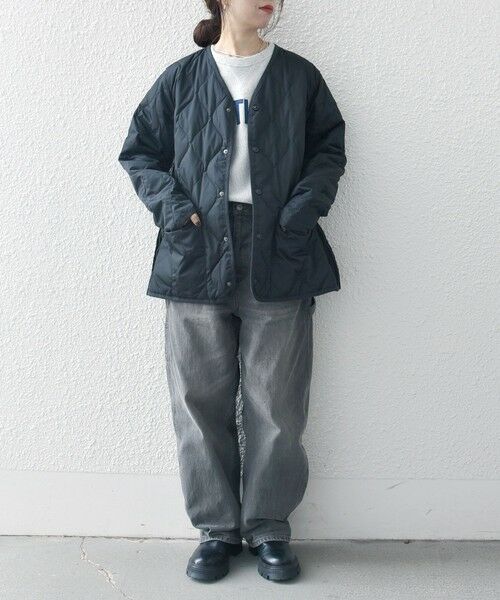 SHIPS / シップス ダウンジャケット・ベスト | 【SHIPS any別注】TAION: 〈手洗い可能〉ダウンキルト スリット ボタン カーディガン◇ | 詳細12