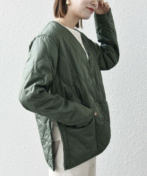 SHIPS / シップス ダウンジャケット・ベスト | 【SHIPS any別注】TAION: 〈手洗い可能〉ダウンキルト スリット ボタン カーディガン◇ | 詳細22