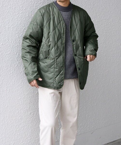 SHIPS / シップス ダウンジャケット・ベスト | 【SHIPS any別注】TAION: 〈手洗い可能〉ダウンキルト スリット ボタン カーディガン◇ | 詳細25