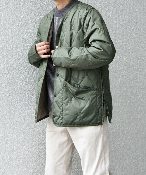 SHIPS / シップス ダウンジャケット・ベスト | 【SHIPS any別注】TAION: 〈手洗い可能〉ダウンキルト スリット ボタン カーディガン◇ | 詳細26