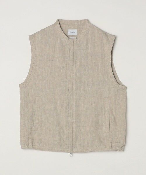 SHIPS / シップス ベスト | SHIPS any:〈洗濯機可能〉NOVELTEX リネン ジップ ベスト(セットアップ対応)◇ | 詳細6