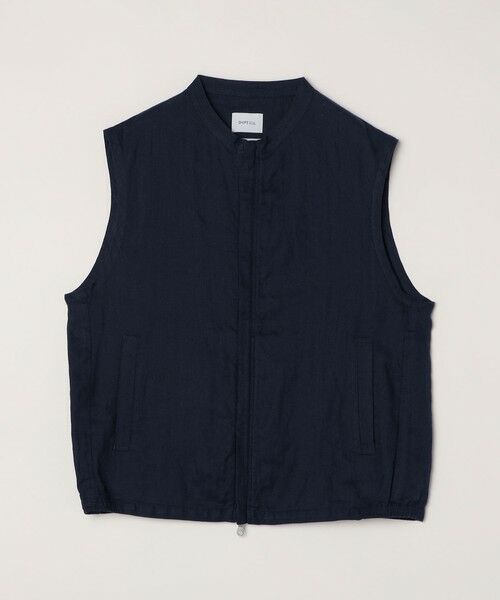 SHIPS / シップス ベスト | SHIPS any:〈洗濯機可能〉NOVELTEX リネン ジップ ベスト(セットアップ対応)◇ | 詳細21