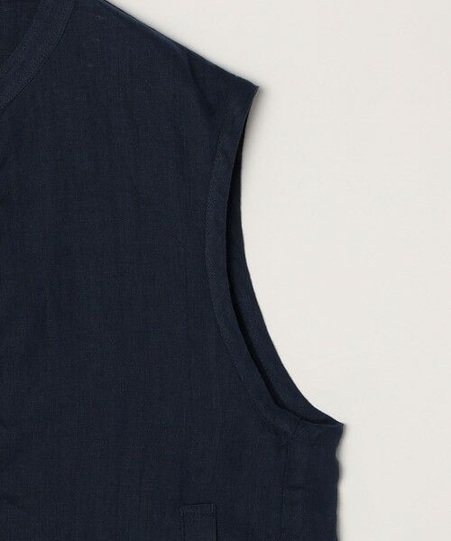 SHIPS / シップス ベスト | SHIPS any:〈洗濯機可能〉NOVELTEX リネン ジップ ベスト(セットアップ対応)◇ | 詳細24
