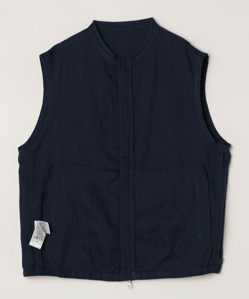 SHIPS / シップス ベスト | SHIPS any:〈洗濯機可能〉NOVELTEX リネン ジップ ベスト(セットアップ対応)◇ | 詳細28