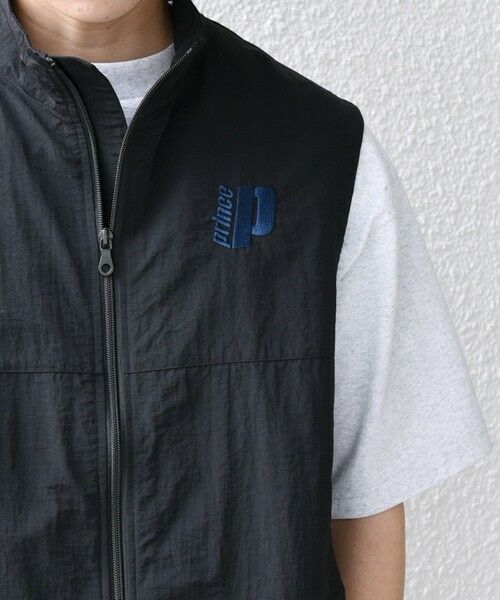SHIPS / シップス ベスト | 【SHIPS any別注】prince:〈撥水/UVカット/遮熱〉ワンポイント ロゴ ナイロン ベスト(セットアップ対応)◇ | 詳細6