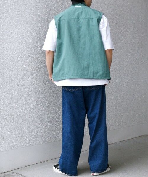 SHIPS / シップス ベスト | 【SHIPS any別注】prince:〈撥水/UVカット/遮熱〉ワンポイント ロゴ ナイロン ベスト(セットアップ対応)◇ | 詳細22