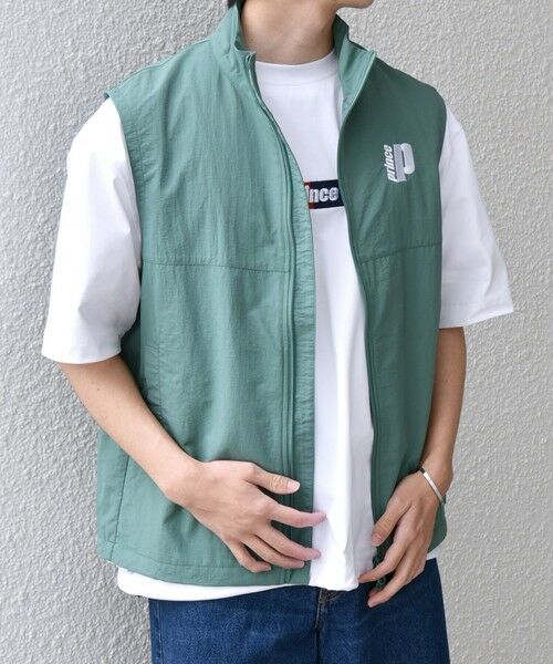 SHIPS / シップス ベスト | 【SHIPS any別注】prince:〈撥水/UVカット/遮熱〉ワンポイント ロゴ ナイロン ベスト(セットアップ対応)◇ | 詳細23