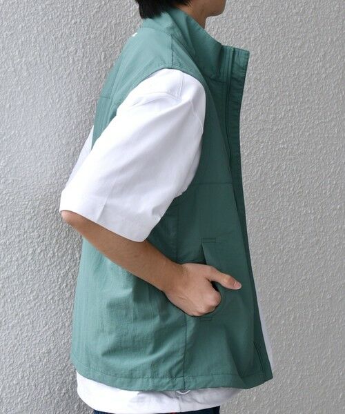 SHIPS / シップス ベスト | 【SHIPS any別注】prince:〈撥水/UVカット/遮熱〉ワンポイント ロゴ ナイロン ベスト(セットアップ対応)◇ | 詳細26