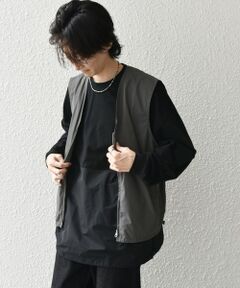 SHIPS / シップス ベスト | SHIPS any: 〈洗濯機可能〉ダブルジップ アーバン ベスト［a-nylon］(セットアップ対応)◇