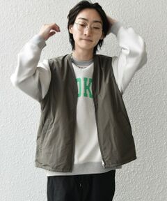 SHIPS / シップス ベスト | SHIPS any: 〈洗濯機可能〉ダブルジップ アーバン ベスト［a-nylon］(セットアップ対応)◇
