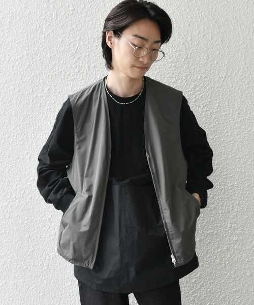 SHIPS / シップス ベスト | SHIPS any: 〈洗濯機可能〉ダブルジップ アーバン ベスト［a-nylon］(セットアップ対応)◇ | 詳細3
