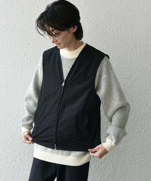 SHIPS / シップス ベスト | SHIPS any: 〈洗濯機可能〉ダブルジップ アーバン ベスト［a-nylon］(セットアップ対応)◇ | 詳細23