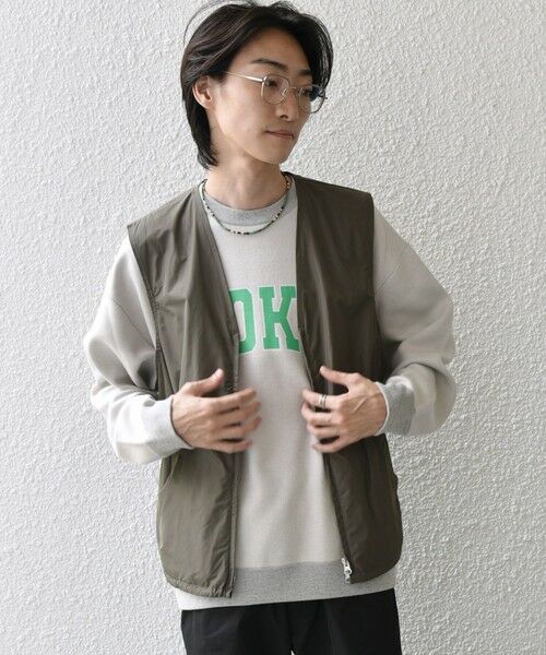 SHIPS / シップス ベスト | SHIPS any: 〈洗濯機可能〉ダブルジップ アーバン ベスト［a-nylon］(セットアップ対応)◇ | 詳細30
