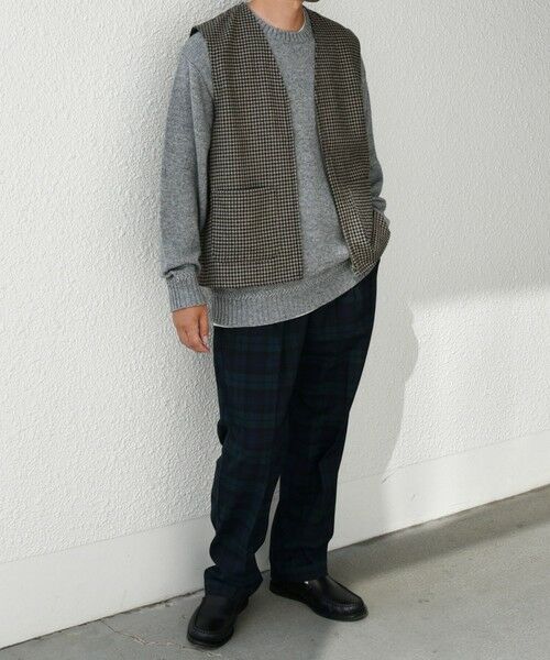 SHIPS / シップス ベスト | SHIPS any: 〈手洗い可能〉リラックス ツイード ジップ ベスト◇ | 詳細1