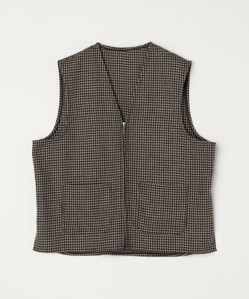 SHIPS / シップス ベスト | SHIPS any: 〈手洗い可能〉リラックス ツイード ジップ ベスト◇ | 詳細6