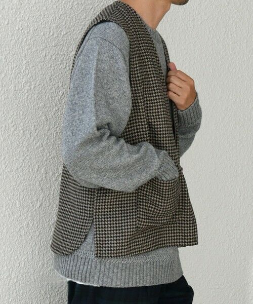 SHIPS / シップス ベスト | SHIPS any: 〈手洗い可能〉リラックス ツイード ジップ ベスト◇ | 詳細5