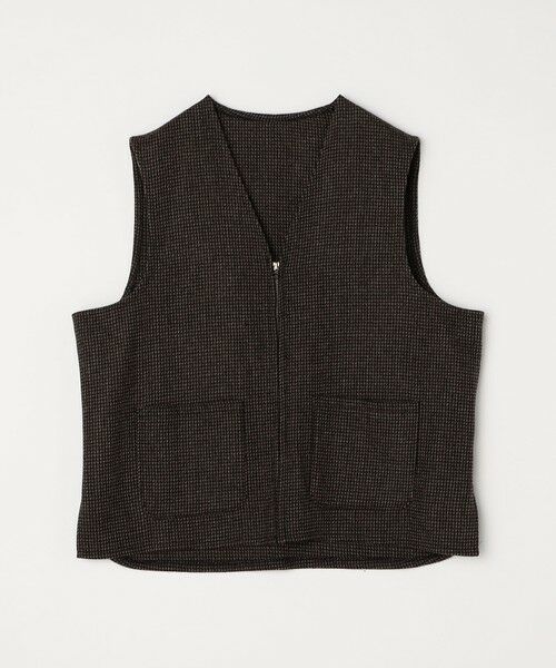 SHIPS / シップス ベスト | SHIPS any: 〈手洗い可能〉リラックス ツイード ジップ ベスト◇ | 詳細13