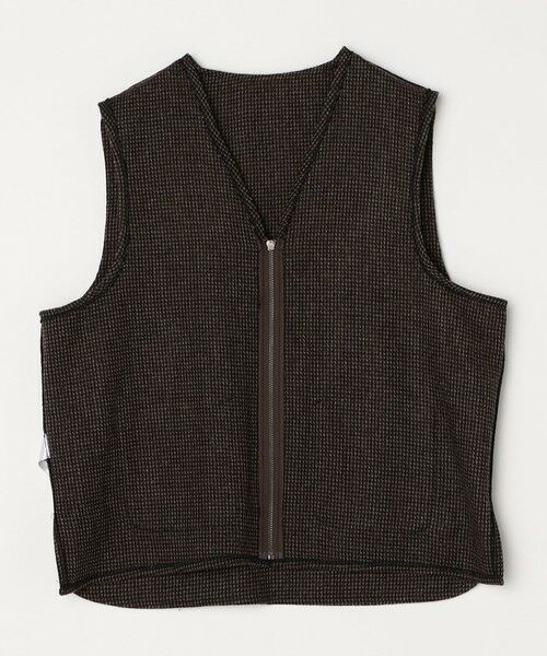 SHIPS / シップス ベスト | SHIPS any: 〈手洗い可能〉リラックス ツイード ジップ ベスト◇ | 詳細20