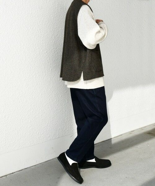 SHIPS / シップス ベスト | SHIPS any: 〈手洗い可能〉リラックス ツイード ジップ ベスト◇ | 詳細9