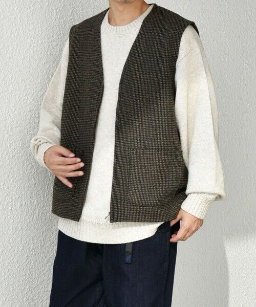 SHIPS / シップス ベスト | SHIPS any: 〈手洗い可能〉リラックス ツイード ジップ ベスト◇ | 詳細11