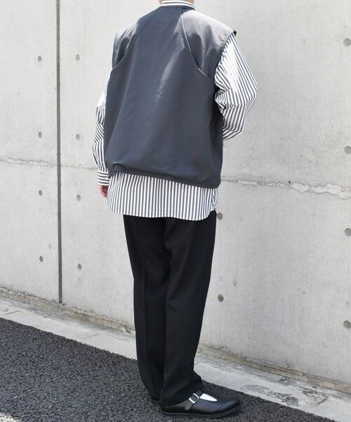 SHIPS / シップス ベスト | SHIPS any: 〈洗濯機可能〉ストレッチ ナイロン マルチポケット ベスト (セットアップ対応)◇ | 詳細3