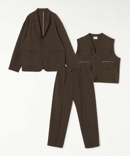 SHIPS / シップス ベスト | SHIPS any: 〈洗濯機可能〉ストレッチ ナイロン マルチポケット ベスト (セットアップ対応)◇ | 詳細26