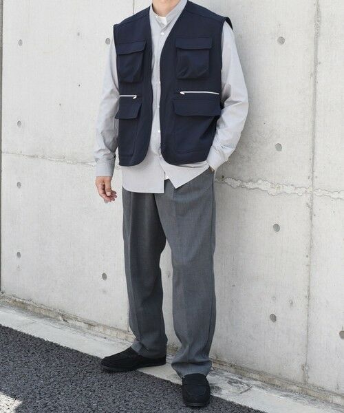 SHIPS / シップス ベスト | SHIPS any: 〈洗濯機可能〉ストレッチ ナイロン マルチポケット ベスト (セットアップ対応)◇ | 詳細27