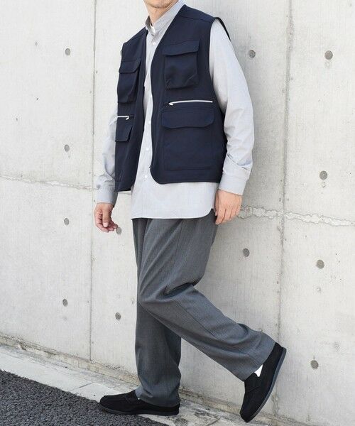 SHIPS / シップス ベスト | SHIPS any: 〈洗濯機可能〉ストレッチ ナイロン マルチポケット ベスト (セットアップ対応)◇ | 詳細28