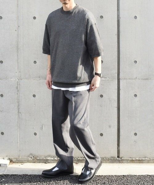 SHIPS / シップス Tシャツ | SHIPS any: 〈手洗い可能〉リネンミックス サマーニット リラックス シアー Tシャツ◇ | 詳細1