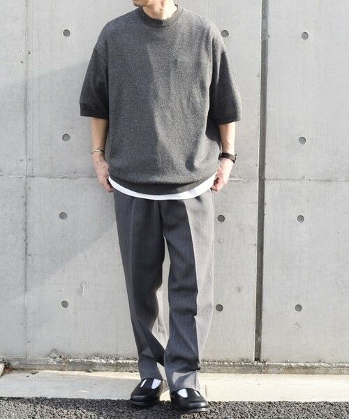 SHIPS / シップス Tシャツ | SHIPS any: 〈手洗い可能〉リネンミックス サマーニット リラックス シアー Tシャツ◇ | 詳細2