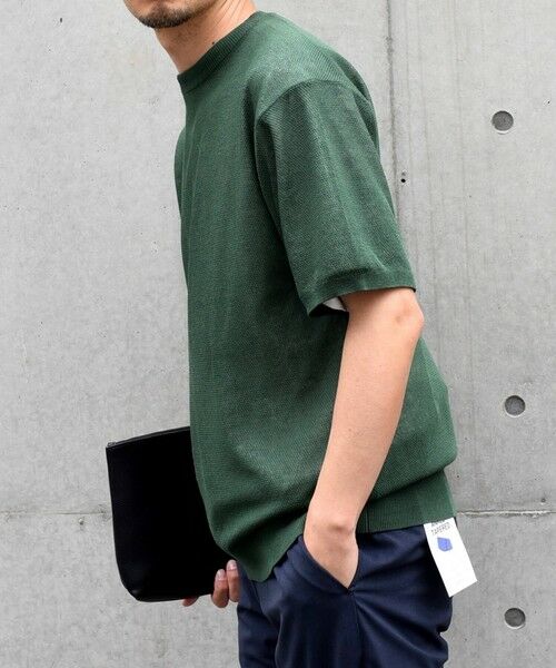 SHIPS / シップス Tシャツ | SHIPS any: 〈手洗い可能〉リネンミックス サマーニット リラックス シアー Tシャツ◇ | 詳細16