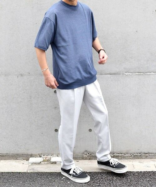 SHIPS / シップス Tシャツ | SHIPS any: 〈手洗い可能〉リネンミックス サマーニット リラックス シアー Tシャツ◇ | 詳細25