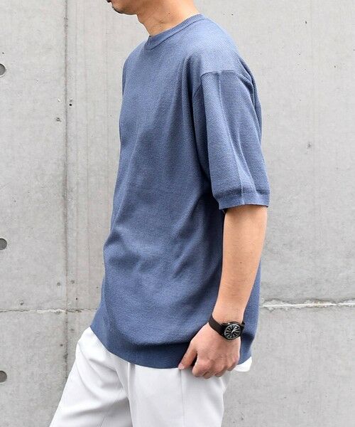 SHIPS / シップス Tシャツ | SHIPS any: 〈手洗い可能〉リネンミックス サマーニット リラックス シアー Tシャツ◇ | 詳細29