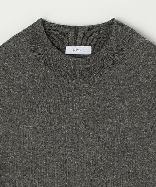 SHIPS / シップス Tシャツ | SHIPS any:〈接触冷感〉ハイゲージリネン ミックス サマーニット モックネック Tシャツ◇ | 詳細15