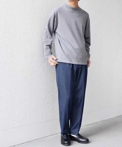 SHIPS / シップス Tシャツ | SHIPS any:〈手洗い可能〉ハイゲージ ニット モックネック Tシャツ◇ | 詳細1