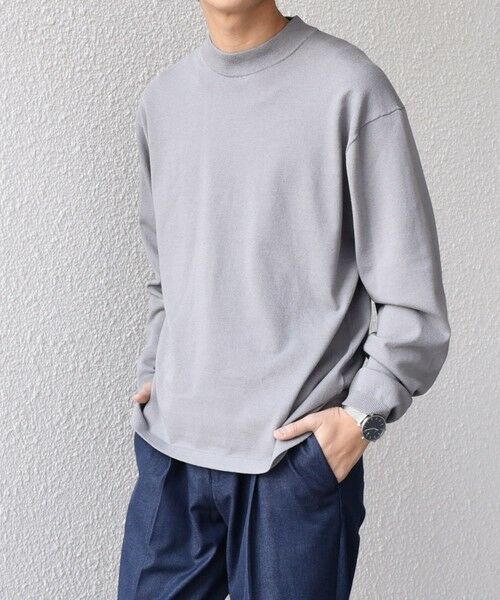 SHIPS / シップス Tシャツ | SHIPS any:〈手洗い可能〉ハイゲージ ニット モックネック Tシャツ◇ | 詳細4