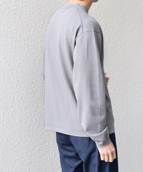 SHIPS / シップス Tシャツ | SHIPS any:〈手洗い可能〉ハイゲージ ニット モックネック Tシャツ◇ | 詳細5