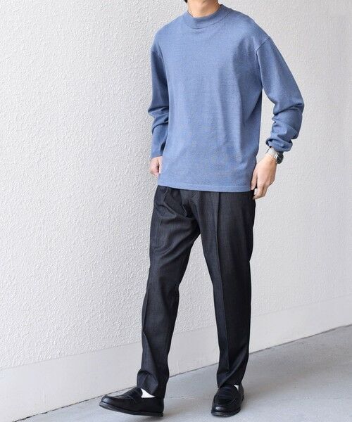 SHIPS / シップス Tシャツ | SHIPS any:〈手洗い可能〉ハイゲージ ニット モックネック Tシャツ◇ | 詳細20