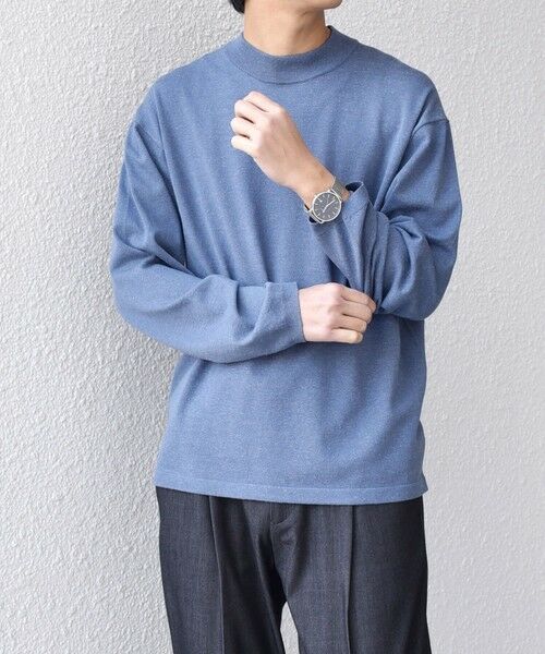 SHIPS / シップス Tシャツ | SHIPS any:〈手洗い可能〉ハイゲージ ニット モックネック Tシャツ◇ | 詳細22