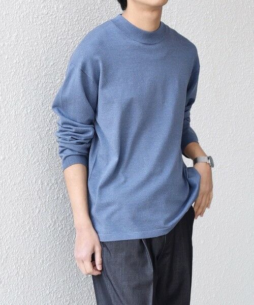 SHIPS / シップス Tシャツ | SHIPS any:〈手洗い可能〉ハイゲージ ニット モックネック Tシャツ◇ | 詳細24