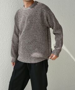 SHIPS / シップス ニット・セーター | SHIPS any: 〈手洗い可能〉メランジ カラー ミックス リラックス プルオーバー ニット◇