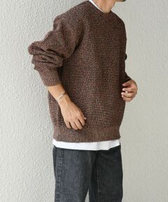 SHIPS / シップス ニット・セーター | SHIPS any: 〈手洗い可能〉メランジ カラー ミックス リラックス プルオーバー ニット◇