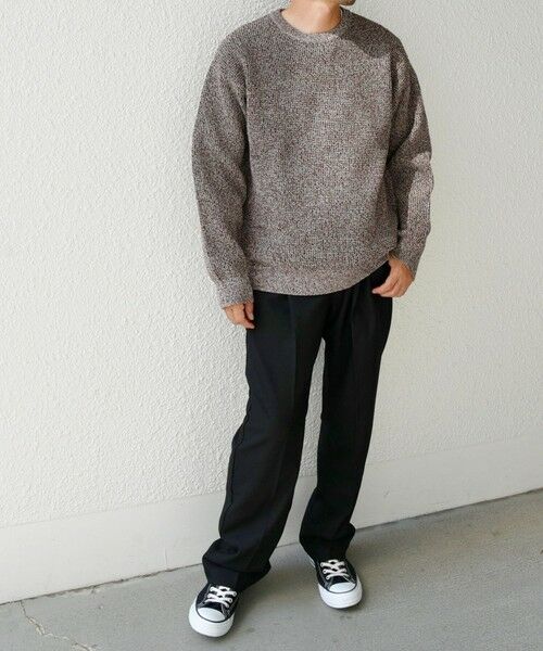 SHIPS / シップス ニット・セーター | SHIPS any: 〈手洗い可能〉メランジ カラー ミックス リラックス プルオーバー ニット◇ | 詳細1